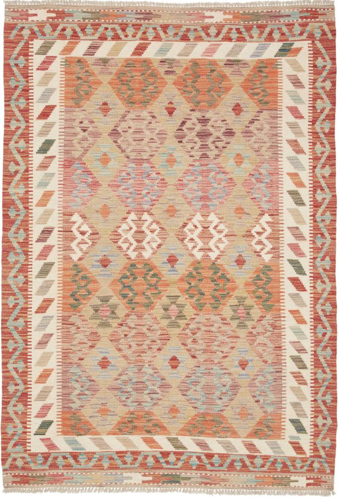 Tapis afghan Kilim Afghan 179x128 179x128, Tapis persan Tissé à la main