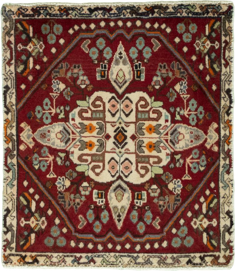 Persian Rug Shiraz 63x56 63x56, Persian Rug Knotted by hand