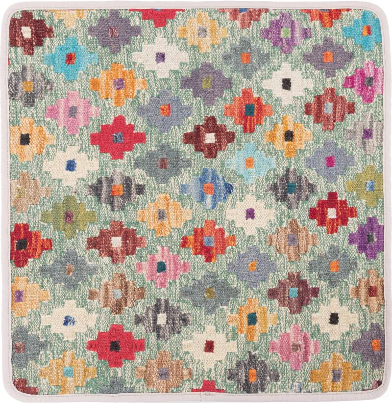 Afghanska mattan Kilim Afghan Kuddfodral 50x50 50x50, Persisk matta Knuten för hand