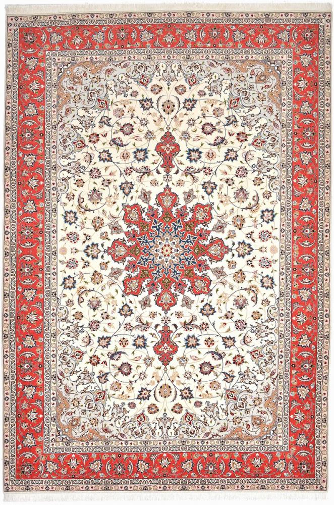 Tapete persa Tabriz 50Raj 305x206 305x206, Tapete persa Atado à mão