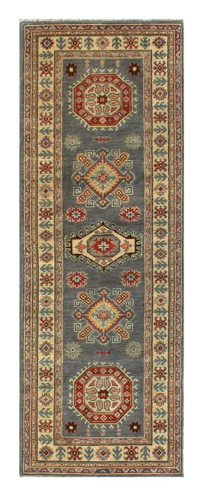 Afghan rug Kazak Ghazni 247x82 247x82, Persian Rug Knotted by hand