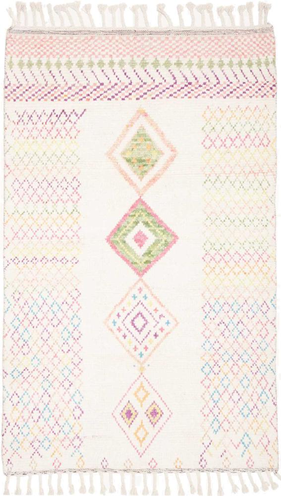 Πακιστανικό χαλί Berber Maroccan Style 202x121 202x121, Περσικό χαλί Οι κόμποι έγιναν με το χέρι