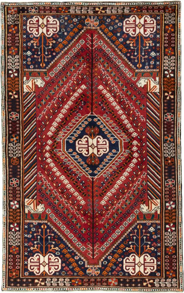 Persian Rug Shiraz 261x164 261x164, Persian Rug Knotted by hand