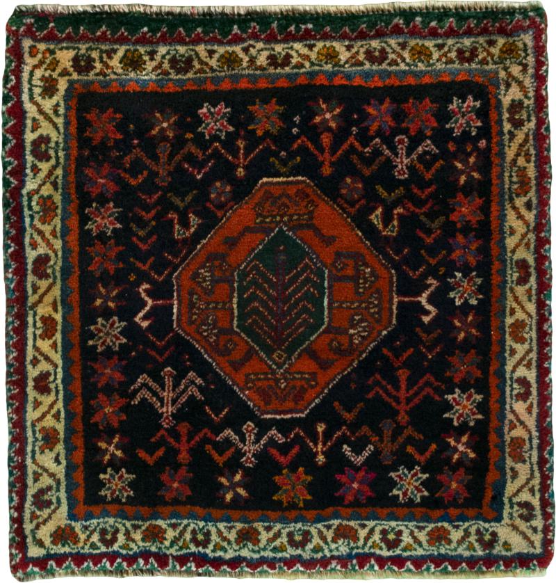 Persialainen matto Shiraz 61x61 61x61, Persialainen matto Solmittu käsin