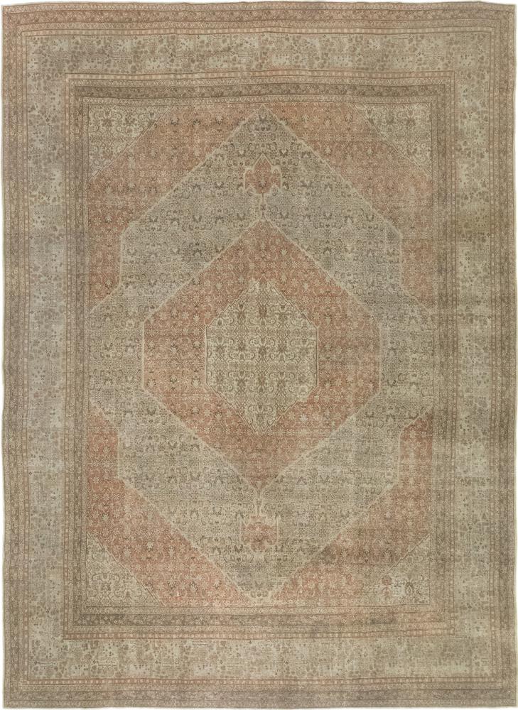 Alfombra persa Tabriz Antiguo 462x333 462x333, Alfombra persa Anudado a mano