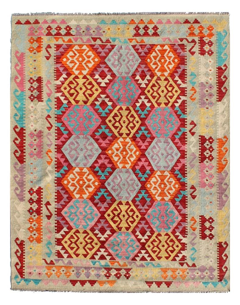 Afghan rug Kilim Afghan 8'2"x5'8" 8'2"x5'8", Persian Rug Woven by hand