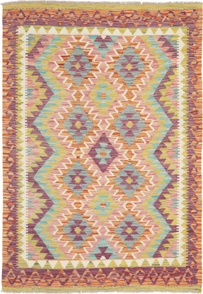 Tapis afghan Kilim Afghan 145x99 145x99, Tapis persan Tissé à la main