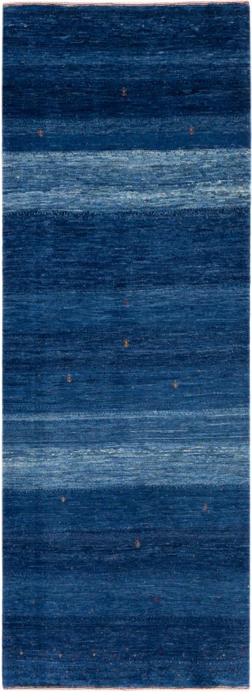 Tapis persan Persan Gabbeh Loribaft Essence 257x93 257x93, Tapis persan Noué à la main