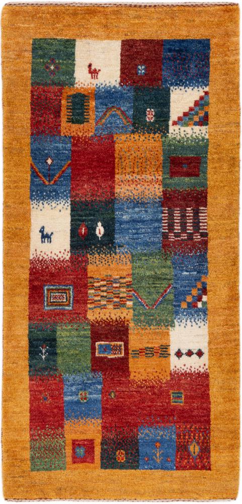 Persialainen matto Persia Gabbeh Kashkuli 135x66 135x66, Persialainen matto Solmittu käsin