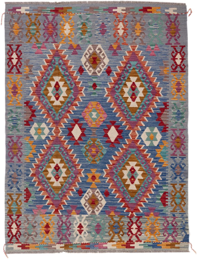 Covor afgan Chilim Afghan 174x129 174x129, Covor persan Țesut manual