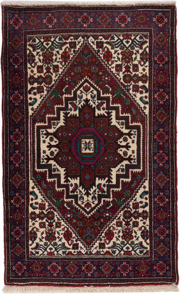 Tapis persan Gholtogh 122x75 122x75, Tapis persan Noué à la main