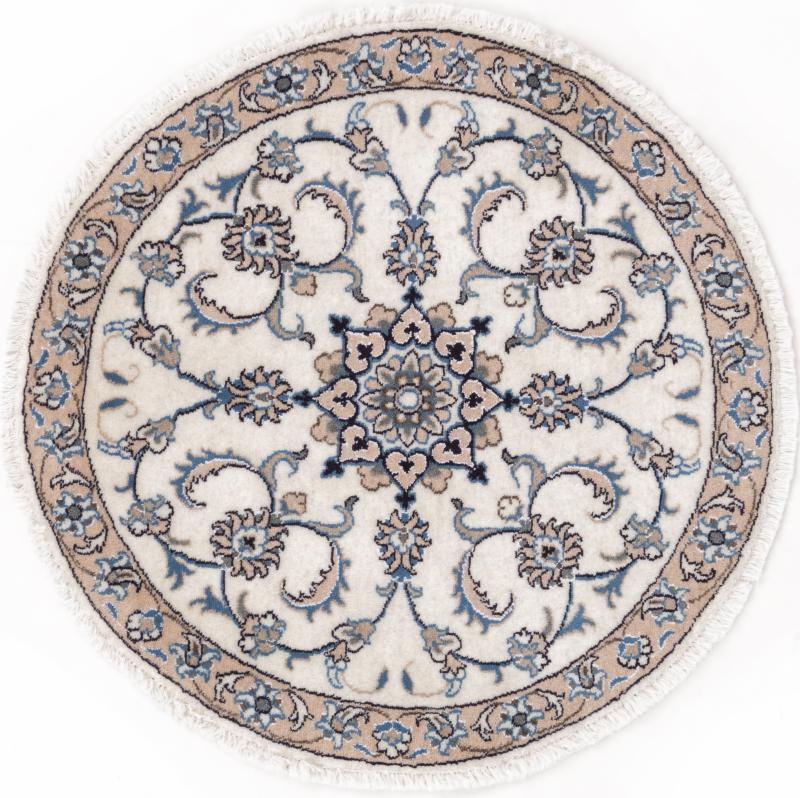 Tappeto persiano Nain 99x99 99x99, Tappeto persiano Annodato a mano