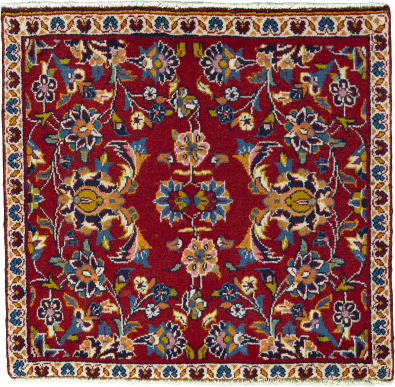 Persisk tæppe Keshan 61x66 61x66, Persisk tæppe Knyttet i hånden