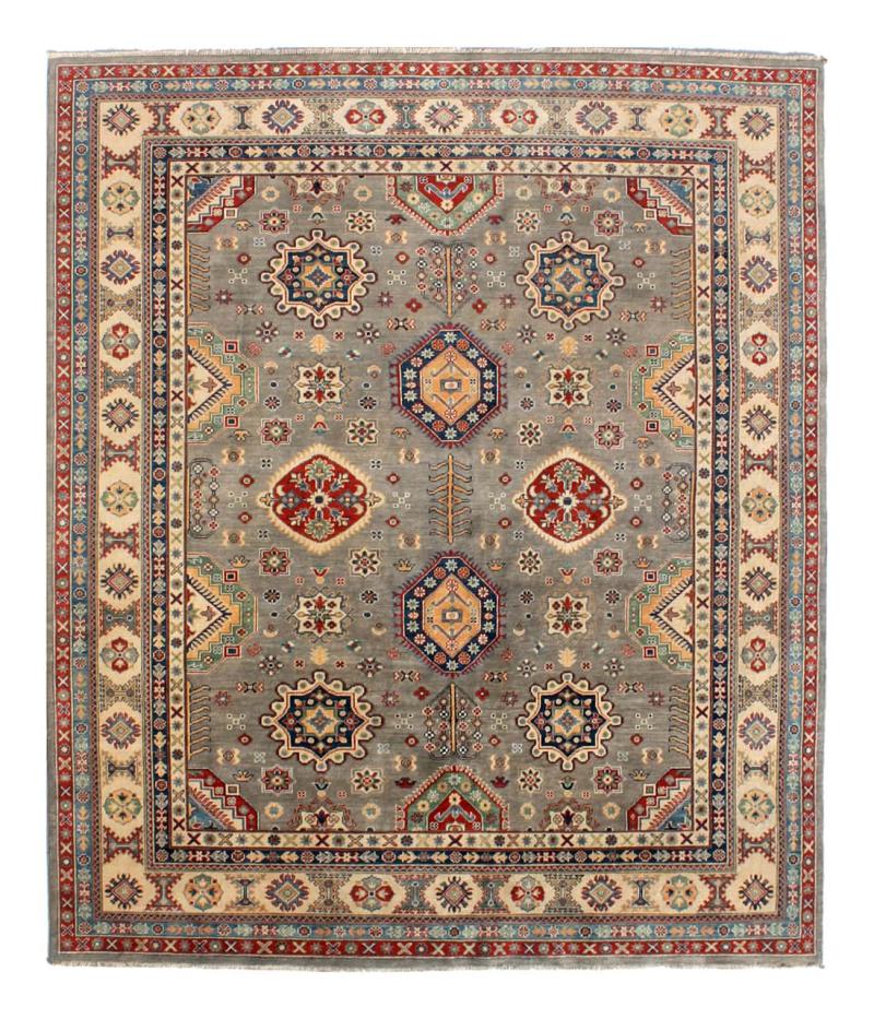 Afghaans tapijt Kazak Ghazni 283x241 283x241, Perzisch tapijt Handgeknoopte