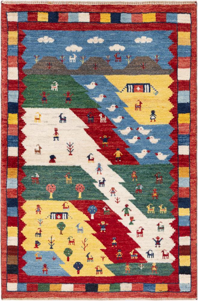 Persian rug Persian Gabbeh Loribaft 116x78 116x78, Persian rug Hand-knotted
