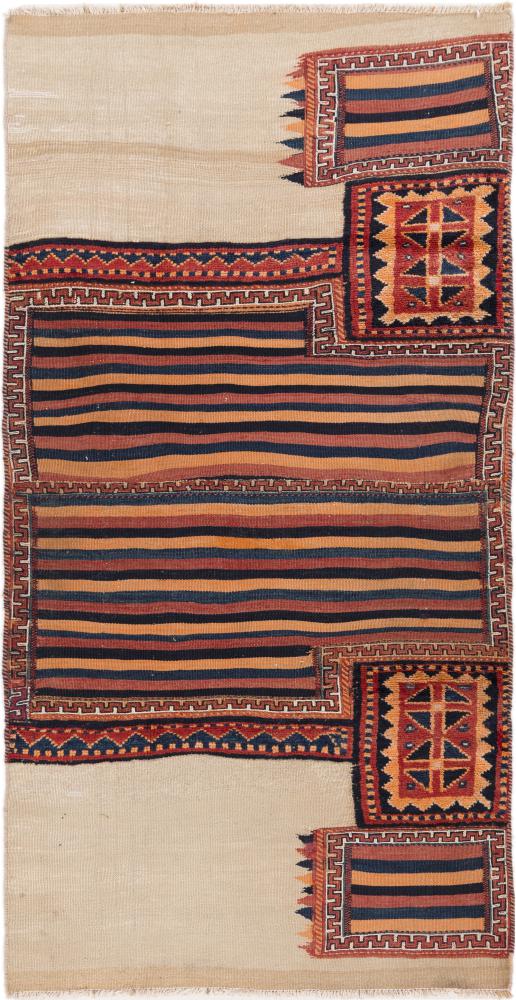 Persisk tæppe Kelim Fars Mafresh 193x100 193x100, Persisk tæppe Håndvævet