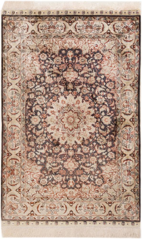Tappeto cinese Cinesi Ordito in Seta 123x79 123x79, Tappeto persiano Annodato a mano