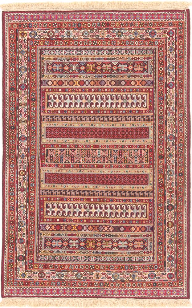 Tapete persa Kilim Soozani 156x104 156x104, Tapete persa Tecido à mão