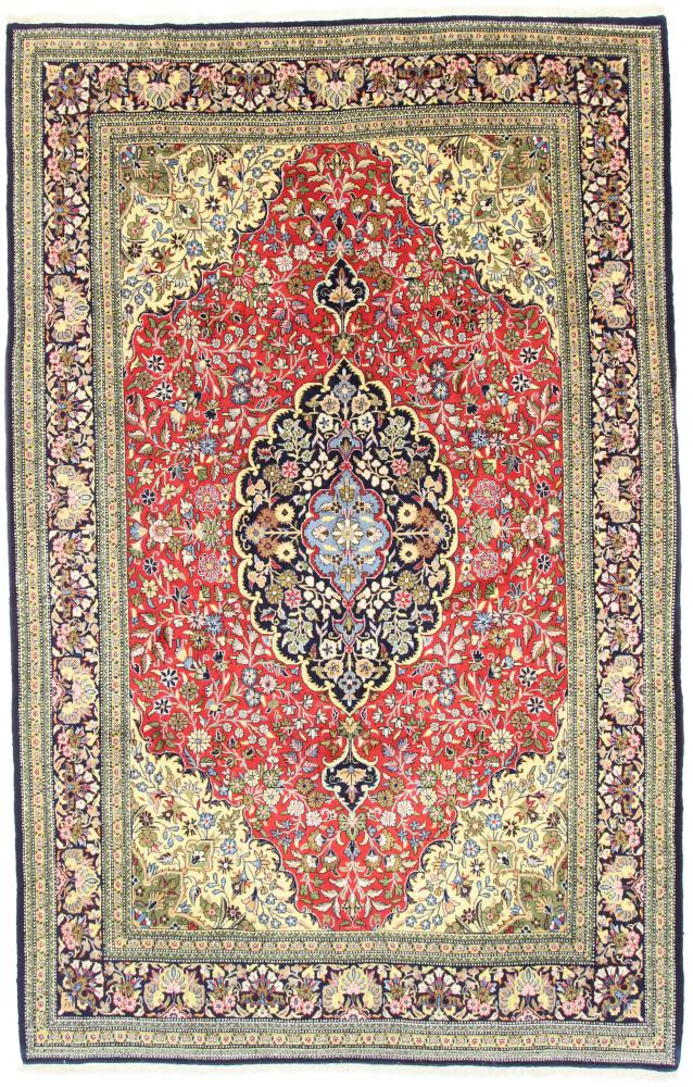 Persian Rug Qum 347x220 347x220, Persian Rug Knotted by hand
