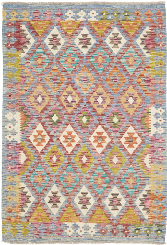 Afghanischer Teppich Kelim Afghan 148x104 148x104, Perserteppich Handgewebt