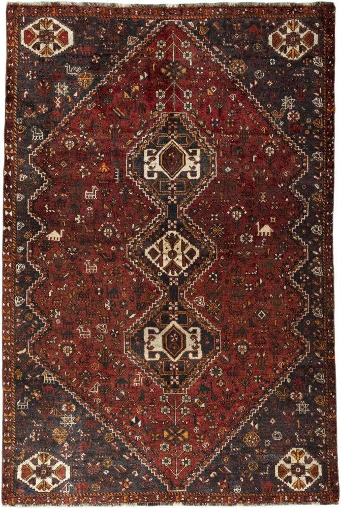 Persian Rug Shiraz 264x178 264x178, Persian Rug Knotted by hand