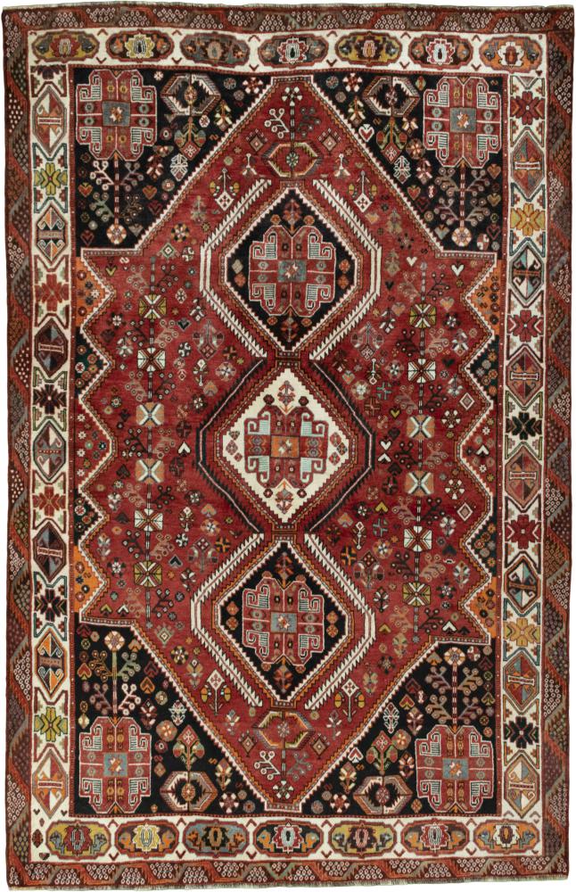 Persian Rug Shiraz 272x178 272x178, Persian Rug Knotted by hand