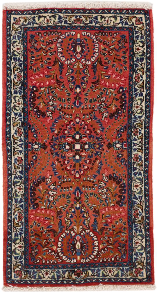 Persian Rug Sarouk 120x64 120x64, Persian Rug Knotted by hand
