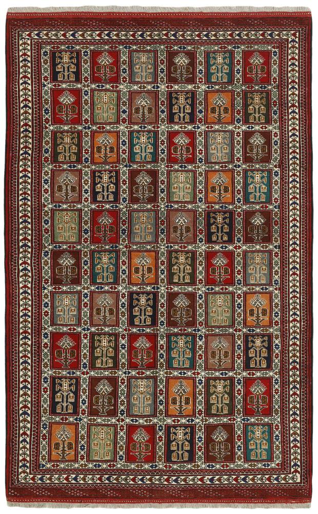 Perzsa szőnyeg Turkaman 242x154 242x154, Perzsa szőnyeg Kézzel csomózva