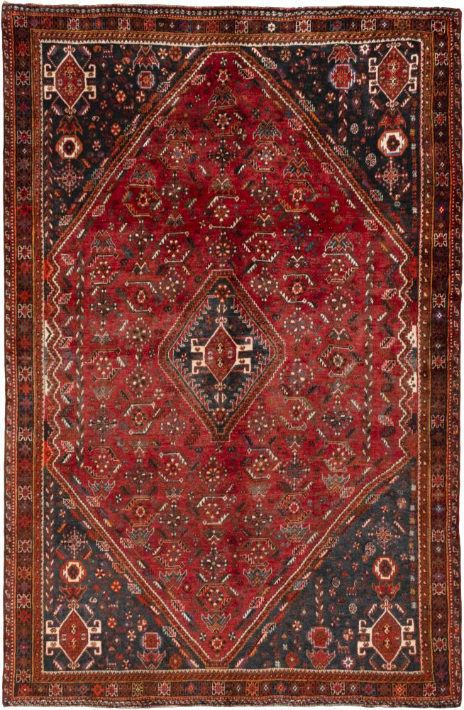 Perzisch tapijt Shiraz 276x181 276x181, Perzisch tapijt Handgeknoopte