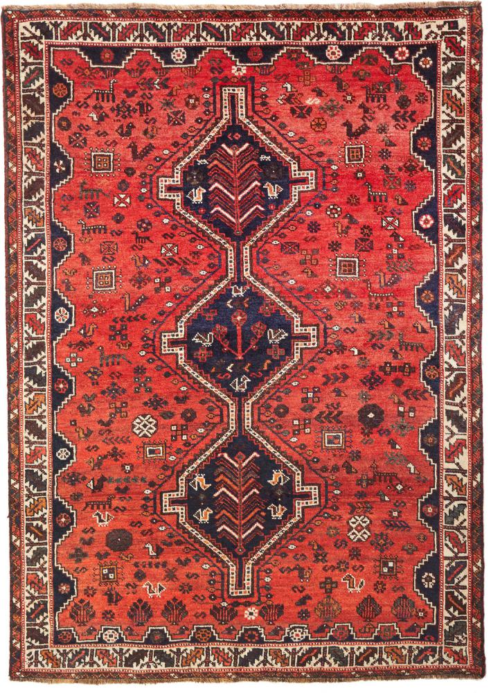 Perserteppich Shiraz 246x178 246x178, Perserteppich Handgeknüpft