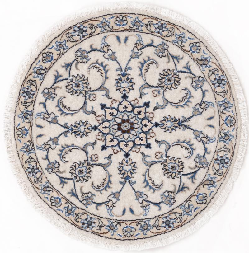 Tappeto persiano Nain 99x99 99x99, Tappeto persiano Annodato a mano