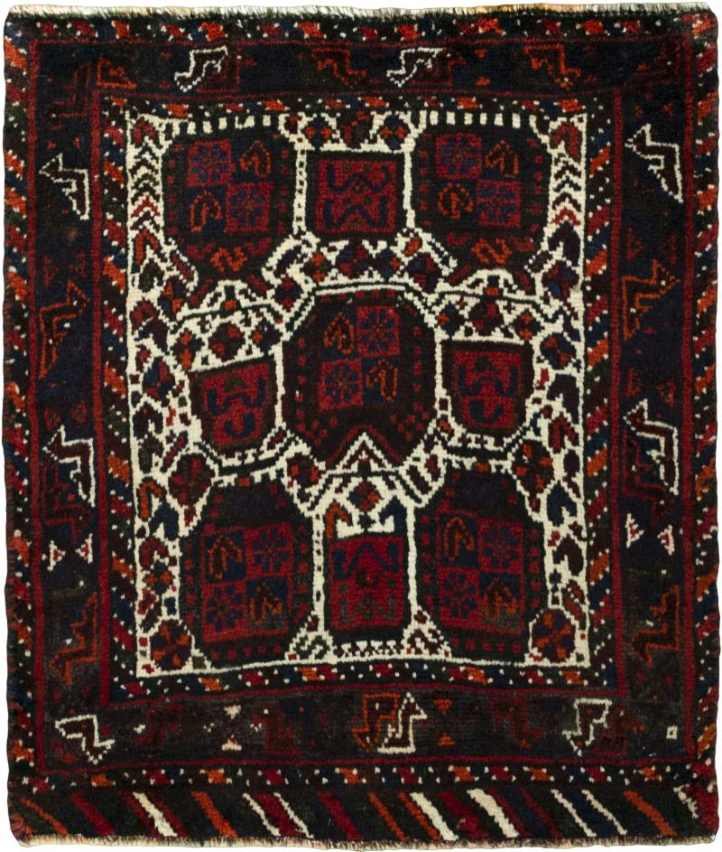 Perzisch tapijt Shiraz 78x66 78x66, Perzisch tapijt Handgeknoopte