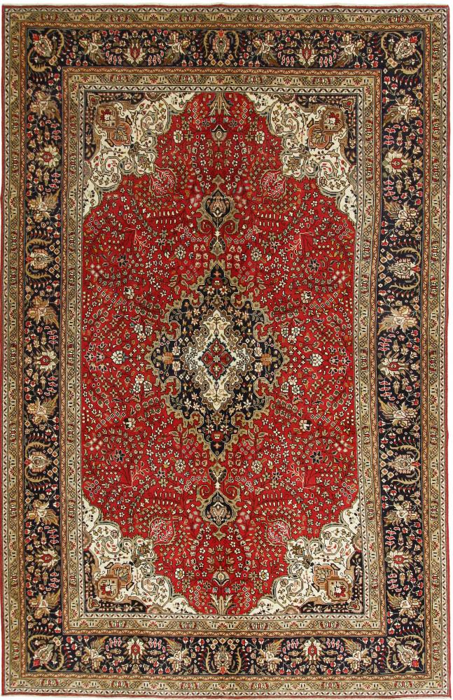 Perzsa szőnyeg Tabriz 10'1"x6'6" 10'1"x6'6", Perzsa szőnyeg Kézzel csomózva