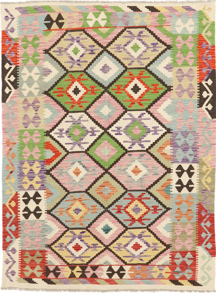 Tapete afegão Kilim Afegão Heritage 202x149 202x149, Tapete persa Tecido à mão