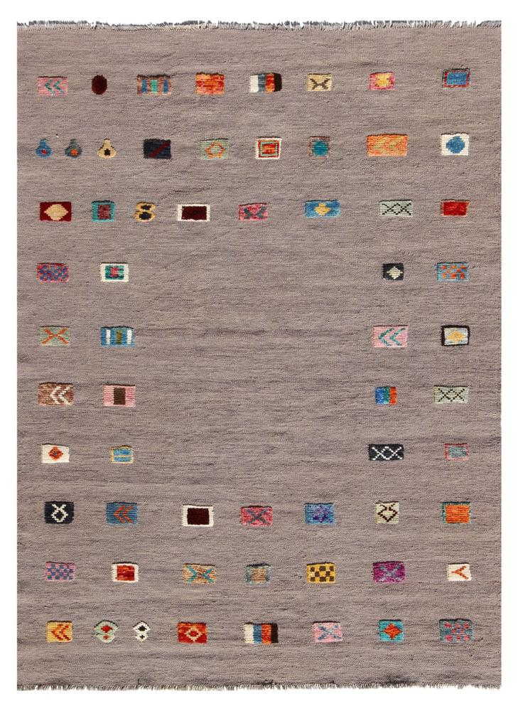 Alfombra afgana Kilim Afghan Nimbaft Edition 198x150 198x150, Alfombra persa Tejido a mano