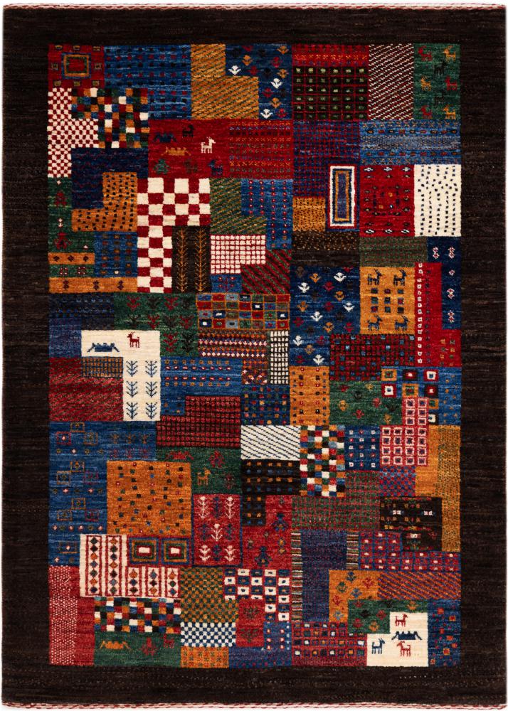 Perzisch tapijt Perzisch Gabbeh Loribaft Nowbaft 136x101 136x101, Perzisch tapijt Handgeknoopte