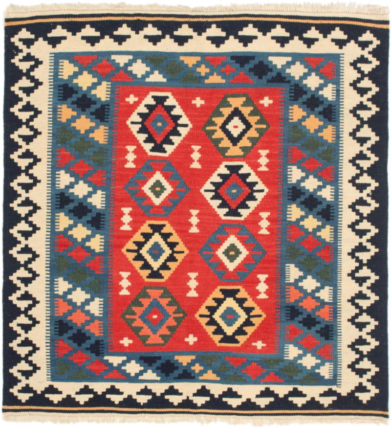 Tapete persa Kilim Fars 103x99 103x99, Tapete persa Tecido à mão