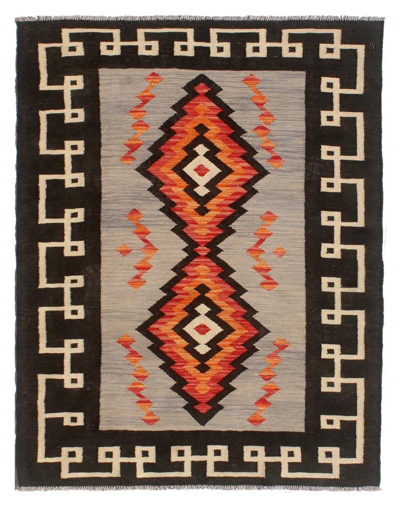 Afghan rug Kilim Afghan Heritage 5'10"x4'2" 5'10"x4'2", Persian Rug Woven by hand
