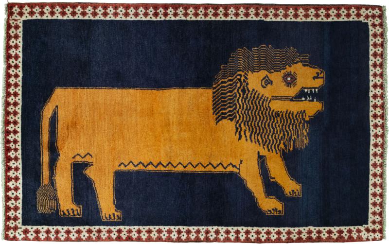 Persian Rug Persian Gabbeh Ghashghai 185x117 185x117, Persian Rug Knotted by hand