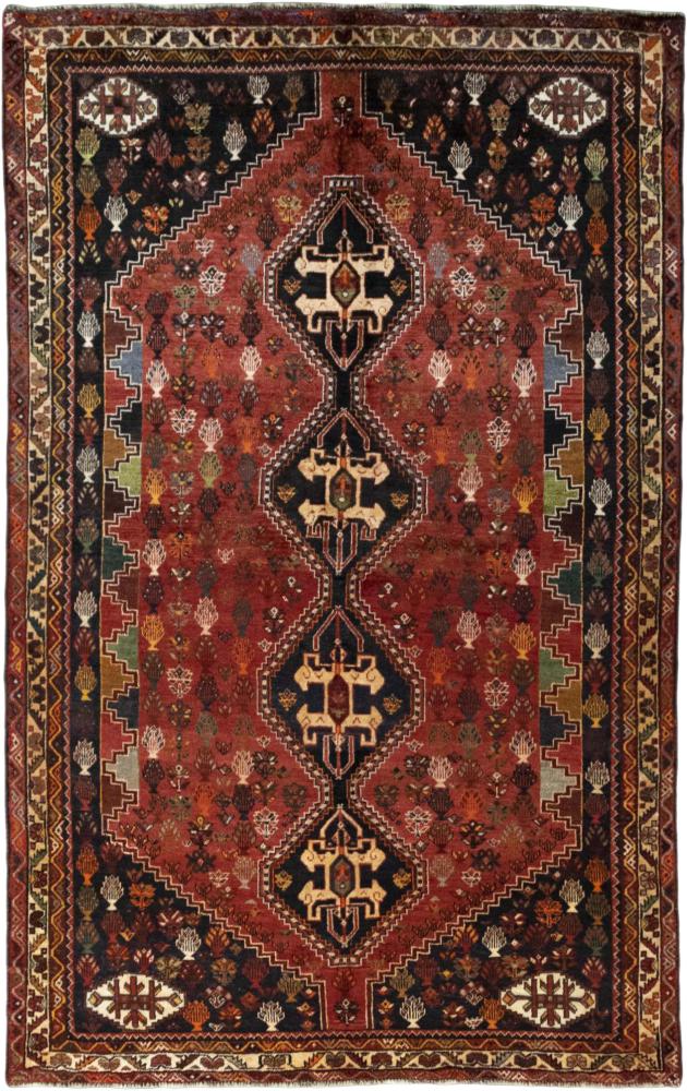 Tapis persan Shiraz 282x174 282x174, Tapis persan Noué à la main