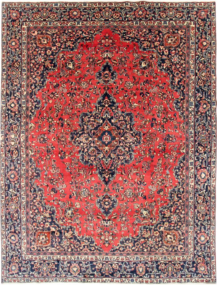 Persisk tæppe Mashhad 381x286 381x286, Persisk tæppe Knyttet i hånden