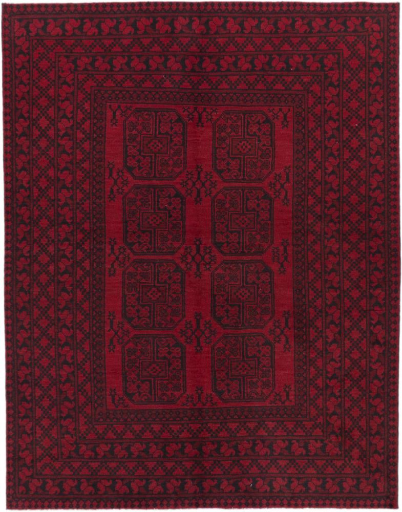 Afghaans tapijt Afghan Akhche 197x154 197x154, Perzisch tapijt Handgeknoopte