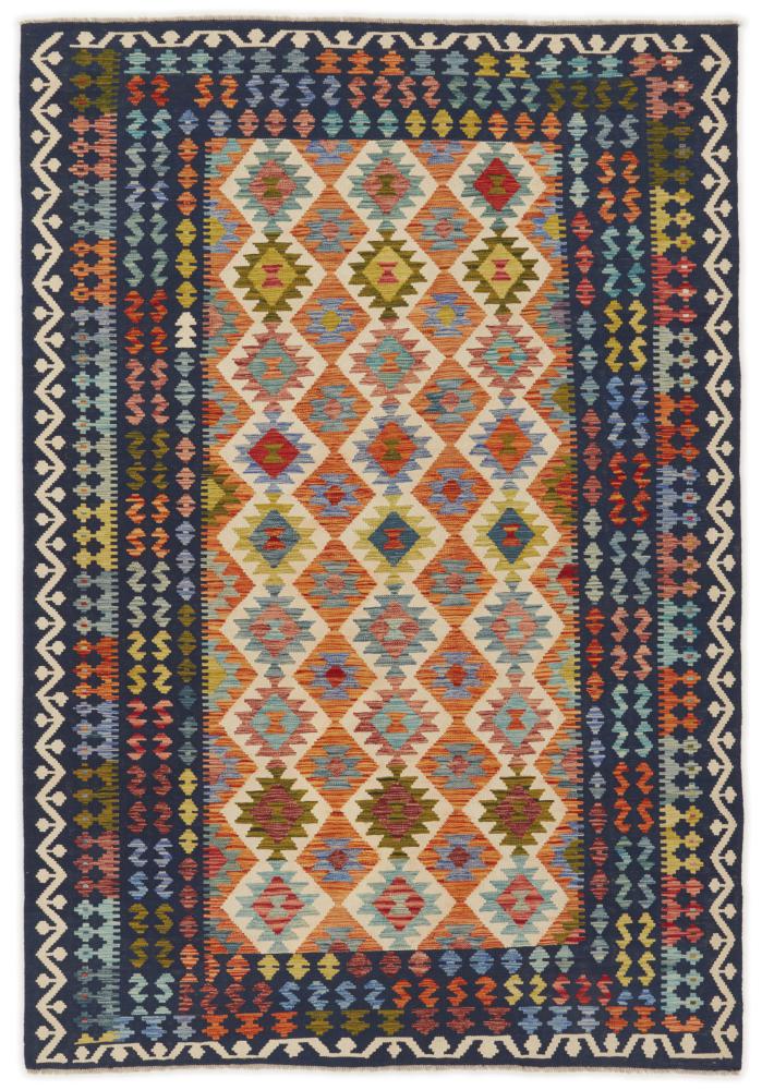 Afghaans tapijt Kilim Afghan 296x205 296x205, Perzisch tapijt Handgeweven