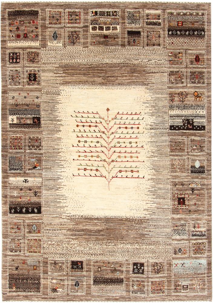 Perzsa szőnyeg Perzsa Gabbeh Loribaft Nature 6'11"x4'11" 6'11"x4'11", Perzsa szőnyeg Kézzel csomózva