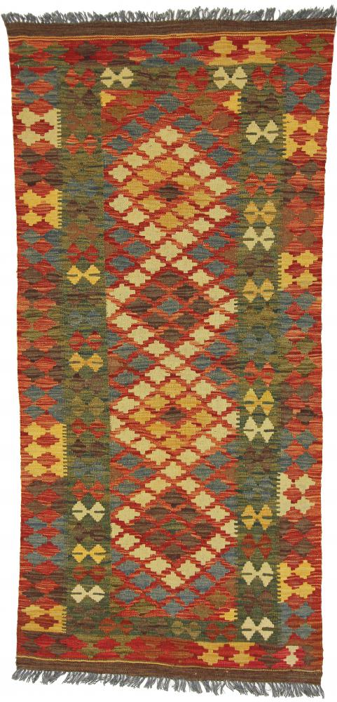 Afghaans tapijt Kilim Afghan 203x95 203x95, Perzisch tapijt Handgeweven