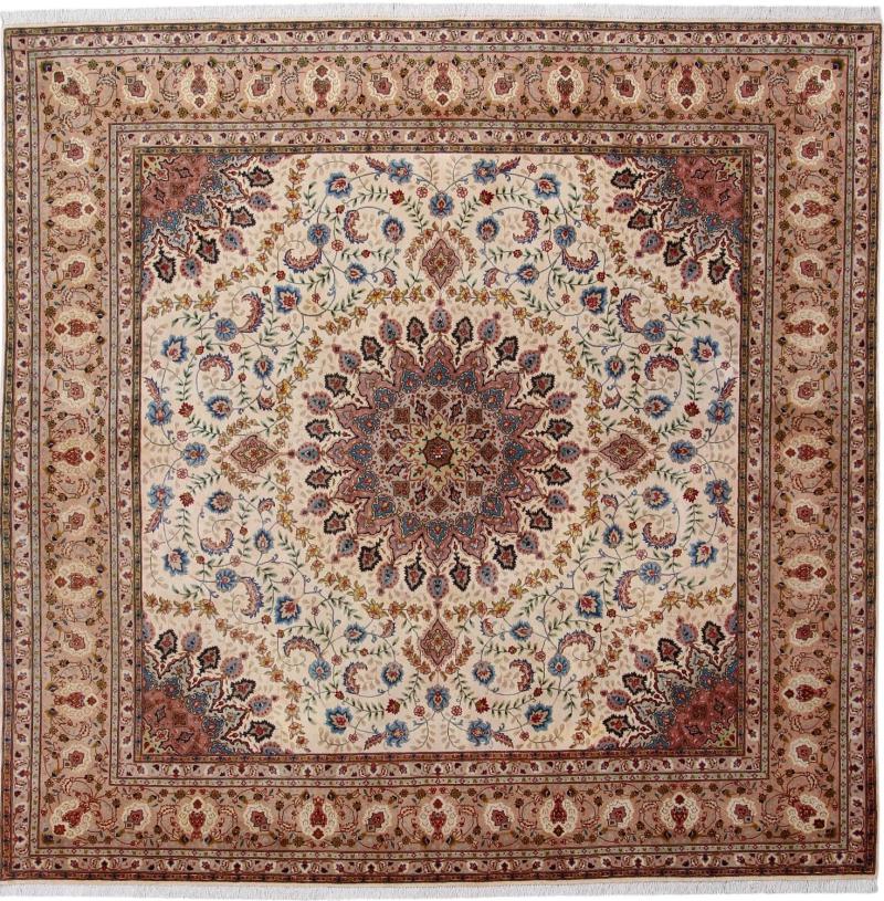 Persian rug Tabriz 248x249 248x249, Persian rug Hand-knotted