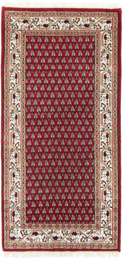 Indian Rug Indo Sarouk Mir 4'7"x2'4" 4'7"x2'4", Persian rug Hand-knotted