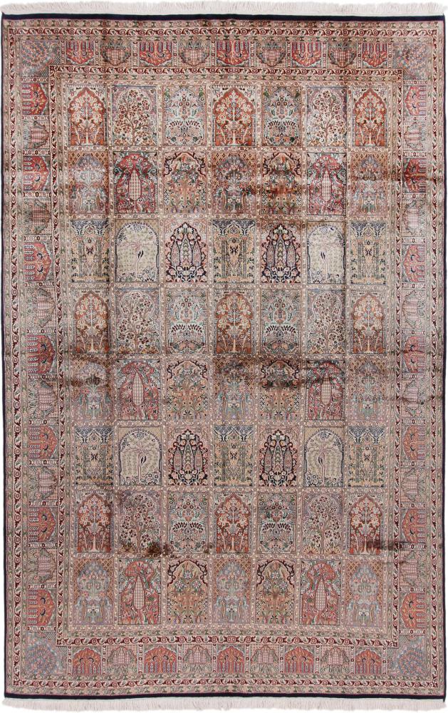 Indo rug Kashmir Silk 268x170 268x170, Persian Rug Knotted by hand
