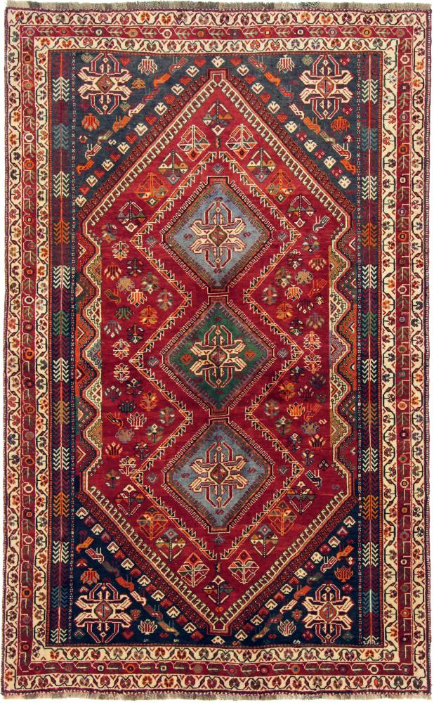 Persisk tæppe Ghashghai 261x162 261x162, Persisk tæppe Knyttet i hånden