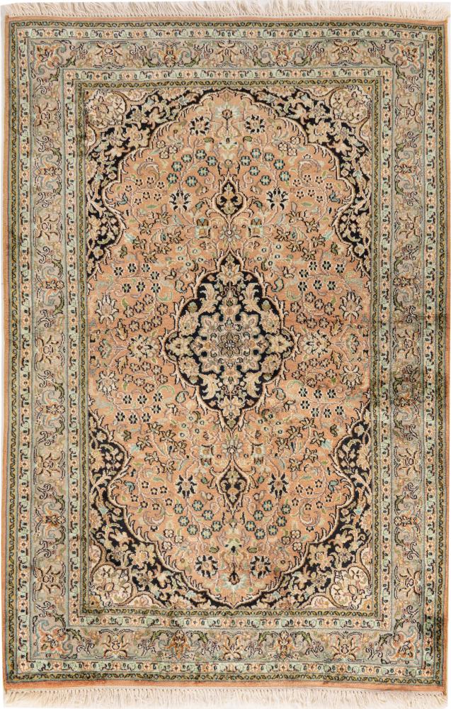 Indo rug Kashmir Silk 145x96 145x96, Persian Rug Knotted by hand